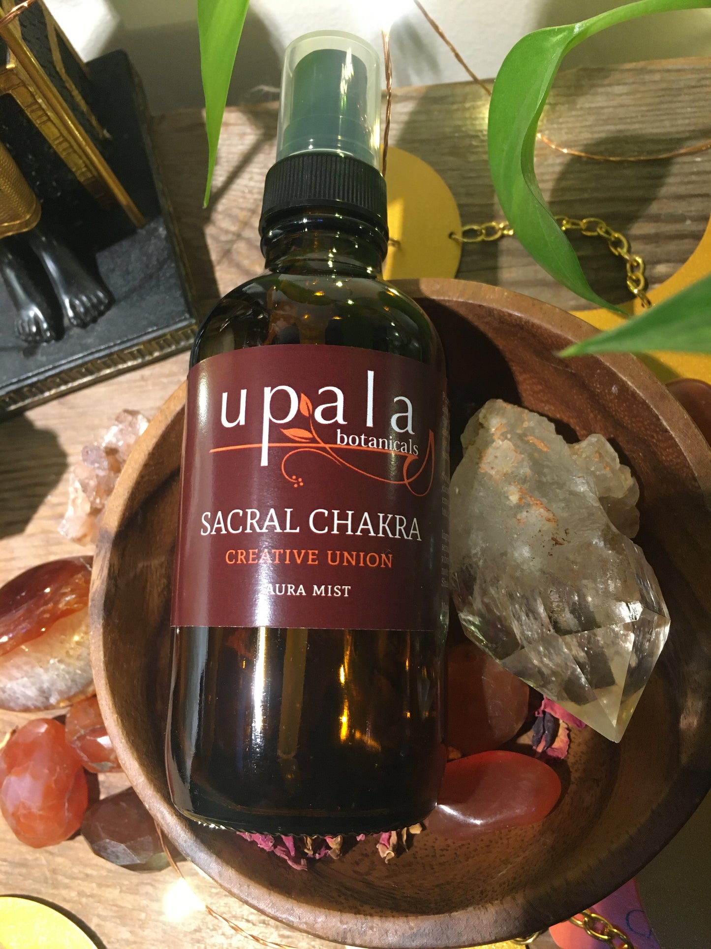 Sacral Chakra Aura Mist - Svadhisthana · Creative Union · Soft, sensual, citrus-floral notes that invite flow, pleasure, and self-nurturing