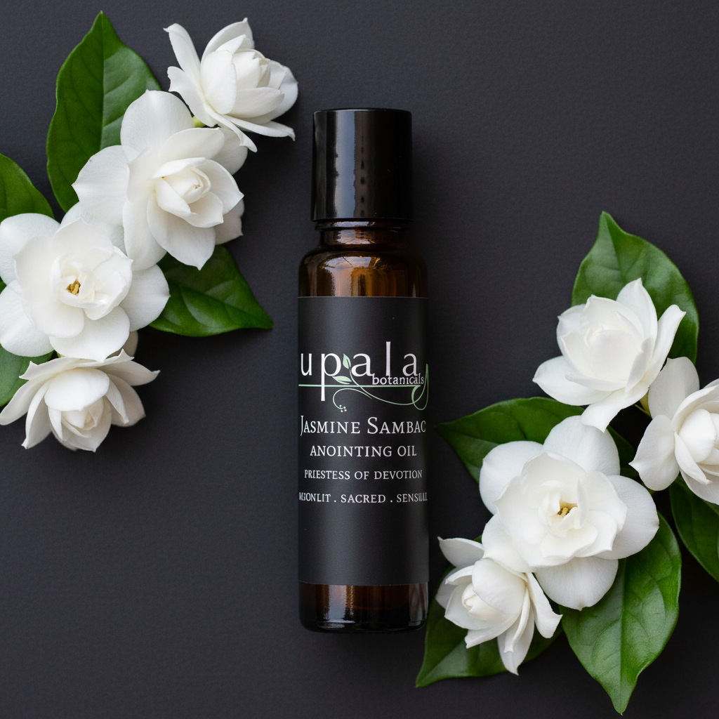 Jasmine Sambac Anointing Oil - corrected flowers