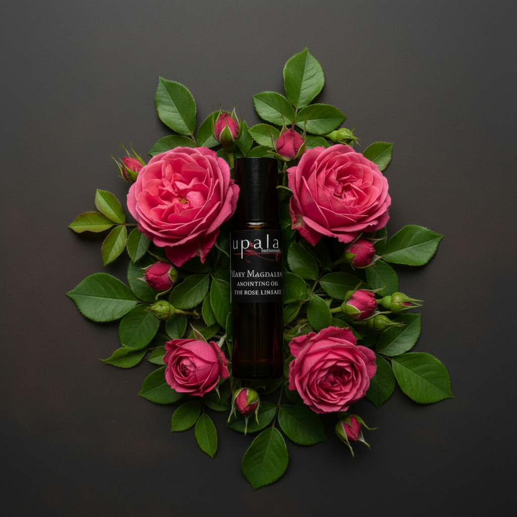 Mary Magdalene Rose Anointing Oil Roll-On - exactly 3 blooms