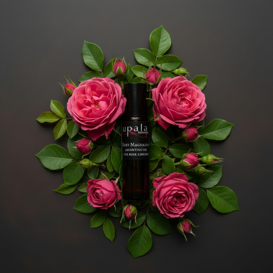 Mary Magdalene Rose Anointing Oil Roll-On - exactly 3 blooms