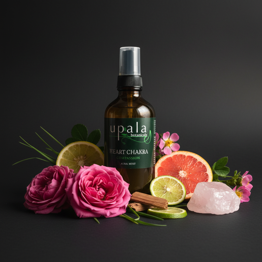 Heart Chakra Aura Mist with rose and botanicals