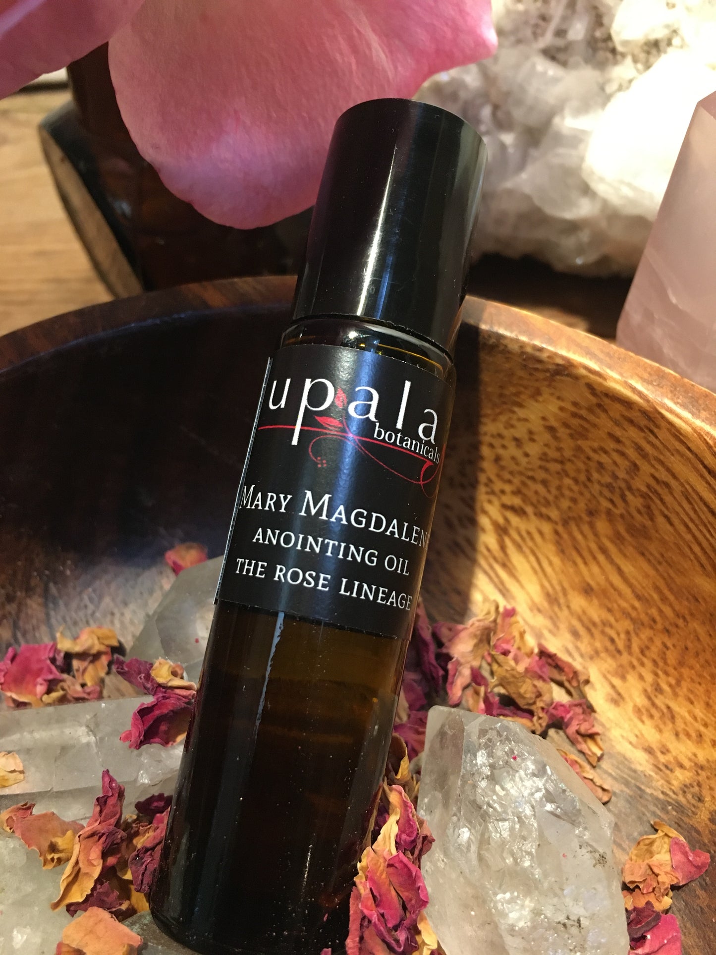 Mary Magdalene Rose Anointing Oil - Sacred Rose for Embodiment, Devotion & Holy Sensuality · Rich, warm, deeply floral with reverent sensuality for ritual, prayer, & embodied devotion